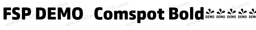 FSP DEMO   Comspot Bold字体转换